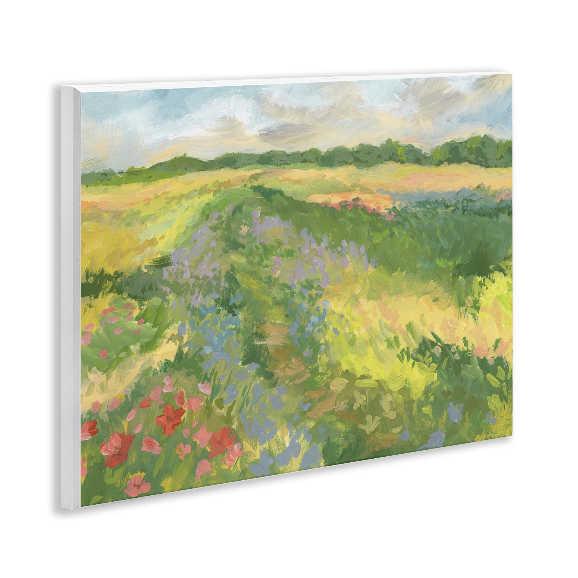 Stupell Industries Windswept Flower Meadow Wall Plaque Art, design by Victoria Barnes