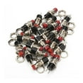 thumbnail image 1 of KAKOWELY Button Microswitch 20Pcs AC 125V 7mm Mini Momentary On Off Push Button Microswitch (Red)1.06"X0.28"X0.28", 1 of 2