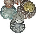 thumbnail image 4 of Benjara 36 Inch Wall Decor, Hanging Piece, Various Size Metal Flowers, Multicolor, 4 of 5