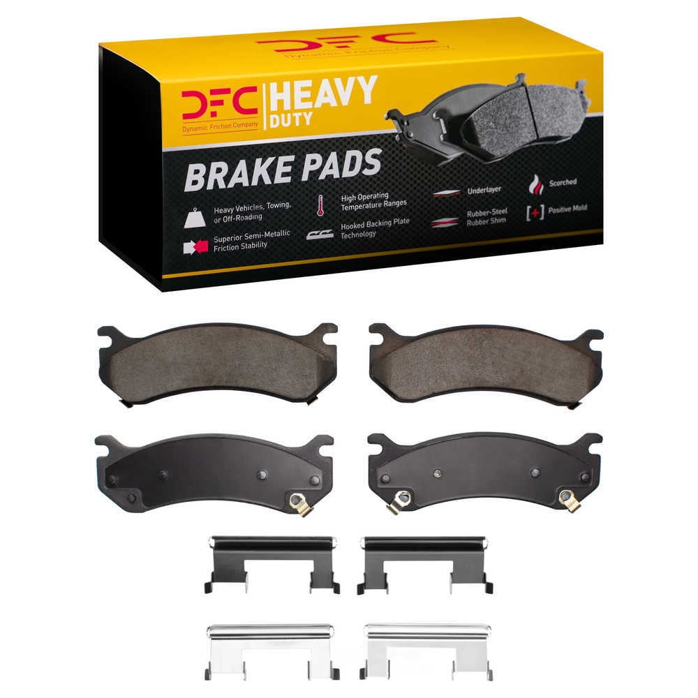 Dynamic Friction Company 1214-0785-01 DFC Heavy Duty Pads and Hardware Kit