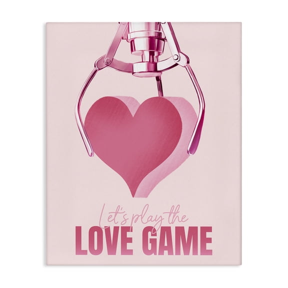Stupell Industries Eclectic Love Game with Heart Canvas Art, 16 x 20, by Ziwei Li