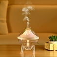 thumbnail image 5 of Volcano Humidifier, Desktop Small Portable with Colorful Night Light, Quiet 35dB USB-C Charging, 350ml for Home Office, 5 of 7