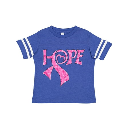 

Inktastic Hope- Pink Ribbon for Awareness of Breast Cancer Gift Toddler Boy or Toddler Girl T-Shirt