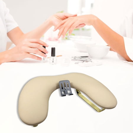 EHJRE Nail Art Hands Pillow Arm Rest for Nails Tech Hand Rest Pillow Manicure Nail Arm Rest Stand with Multifunctional Phone Holder and Leather Sponge suitable for salon home gifts Mike Tea