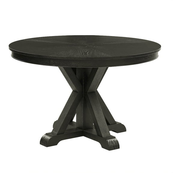 Steve Silver Rylie Dining Table, Black Finish