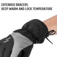 thumbnail image 2 of Guantes De Esquí Gruesos De Doble Capa, Guantes De Nieve Impermeables A Prueba De Viento, Guantes De Snowboard De Invierno Para Hombres Y Mujeres, Ciclismo, Esquí, Snowboard Yuarrent OD016060-01, 2 of 6