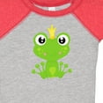 thumbnail image 4 of Inktastic Cute Frog, Green Frog, Frog Prince, Crown Boys or Girls Baby Bodysuit, 4 of 5