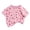 Pink, variant on Aofany Baby Toddler Girls Printed T Shirt 6Months-8Years Short Sleeve Crew Neck Summer Tops Tees for Casual Daily