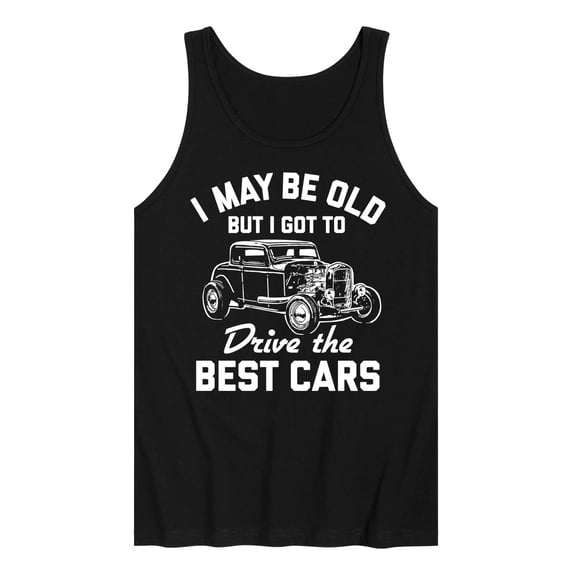 Instant Message - I May Be Old Drive Best Cars - Men's Jersey Tank Top