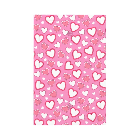 DouZhe 1-Gang Blank Wallplate, Valentine's Day Pink Hearts Decorative Wall Plates