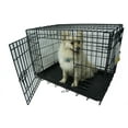 thumbnail image 3 of YML 24" Foldable Heavy Duty 2 Door Dog Crate, 3 of 7