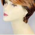 thumbnail image 3 of 14k Yellow Gold Tiger's Eye Earrings Golden Long Large Faceted Teardrops Shimmery Striping Spyglass Designs, 3 of 5