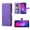 Purple, variant on Compatible for Blu View 2 B131DL B130DL Wallet Cover Phone Case - Purple