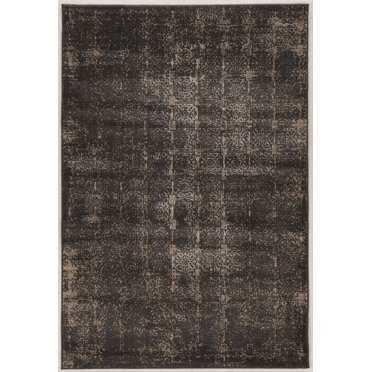 Jewel Illusion Navy Area Rug 5x7.5 Powerloomed 100% Polypropylene Transitional Design