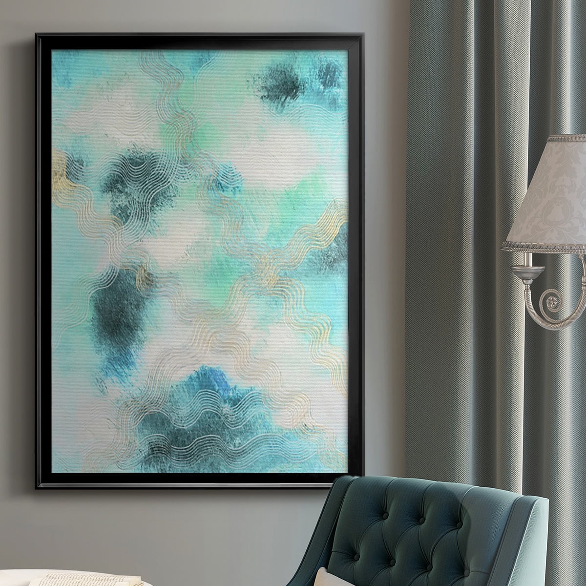 Blue Shift I Premium Framed Print, in Gold, Black, or Silver - Ready to Hang