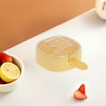 thumbnail image 1 of Ice Lolly Mold | Reusable Silicone Popsicle Maker | Wave Shape Nonstick Ice Cream DIY Tray | Plastic Material | 1 Piece | White Green Yellow | 7.5x7.5x3.5cm, 1 of 6