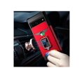 thumbnail image 5 of Étui Robuste pour Google Pixel 7 Pro avec Fentes pour Cartes, Protecteur d'Objectif Coulissant et Support Magnétique, Rouge, 5 of 5