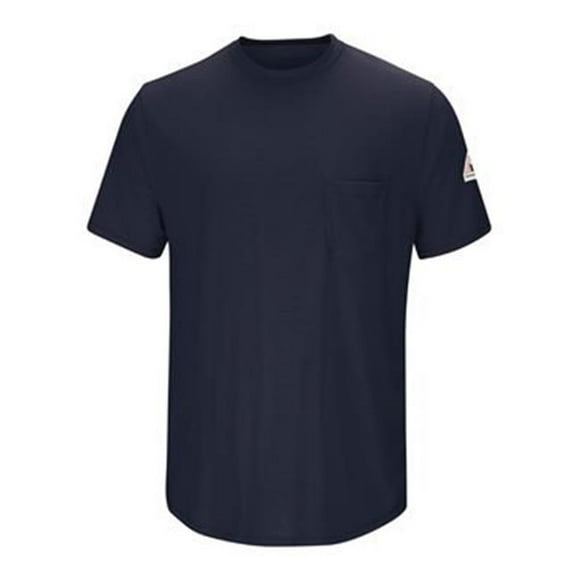 Bulwark B46830757 Short Sleeve Lightweight T-Shirt, Navy - 2XL