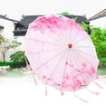 thumbnail image 1 of Umbrella Decorative Performance Tassel Umbrella Silk Prop Photography Dancing Umbrella Decorative Umbrella Silk Cloth Umbrella Racks, 1 of 7