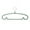 Green#4, variant on Non Slip Clothes Hangers 10 Pack Thick Shoulder Friendly Hangers with Notches 360 Degree Swivel Hooks Heavy Duty Stainless Steel Coat Hangers for Suits Jackets Shirts Drying Rack Home Closet Black