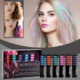 thumbnail image 4 of 10 Colors Festive Hair Chalk Combs for Temporary Hair Color, Washable Hair Color for Girls and Teens, 6g x 10pcs Hair Chalk Set for Parties and Holidays, Safe Hair Dye for Fun Styles, 4 of 9