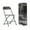 Black, variant on Flash Furniture Hercules™ Series Plastic Folding Chair - Grey - 6 Pack 650LB Weight Capacity Comfortable Event Chair-Lightweight Folding Chair