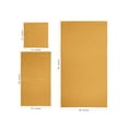 thumbnail image 6 of Beautiful by Drew Barrymore 6-Piece Dot Bath Towel Set, Soft 100% Cotton, Amber Yellow, 6 of 6