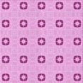 thumbnail image 1 of Ahgly Company Machine Washable Indoor Square Transitional Blossom Pink Area Rugs, 7' Square, 1 of 7
