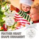 thumbnail image 4 of Árbol De Navidad Colgante Colgante Bola De Plumas Artificiales Arco Ángel En Mi Corazón Adorno Conmemorativo Yuarrent HA039025-00, 4 of 6