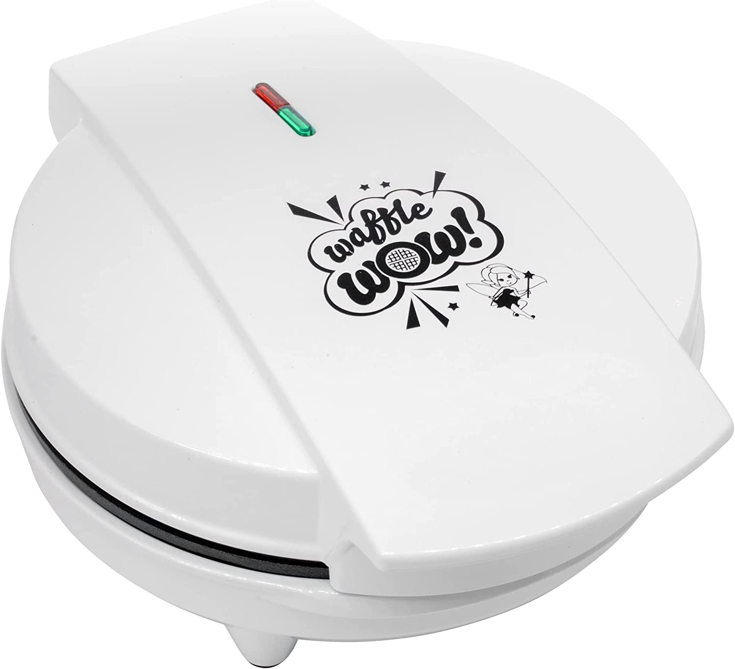 Waffle Wow! Fairy Mini Waffle Maker- Creates 7 Different Fairy Shaped Waffles in Minutes- A Fun & Cool Magical Breakfast for Kids & Adults - Electric Non-Stick Waffler Iron, Fairies Princess