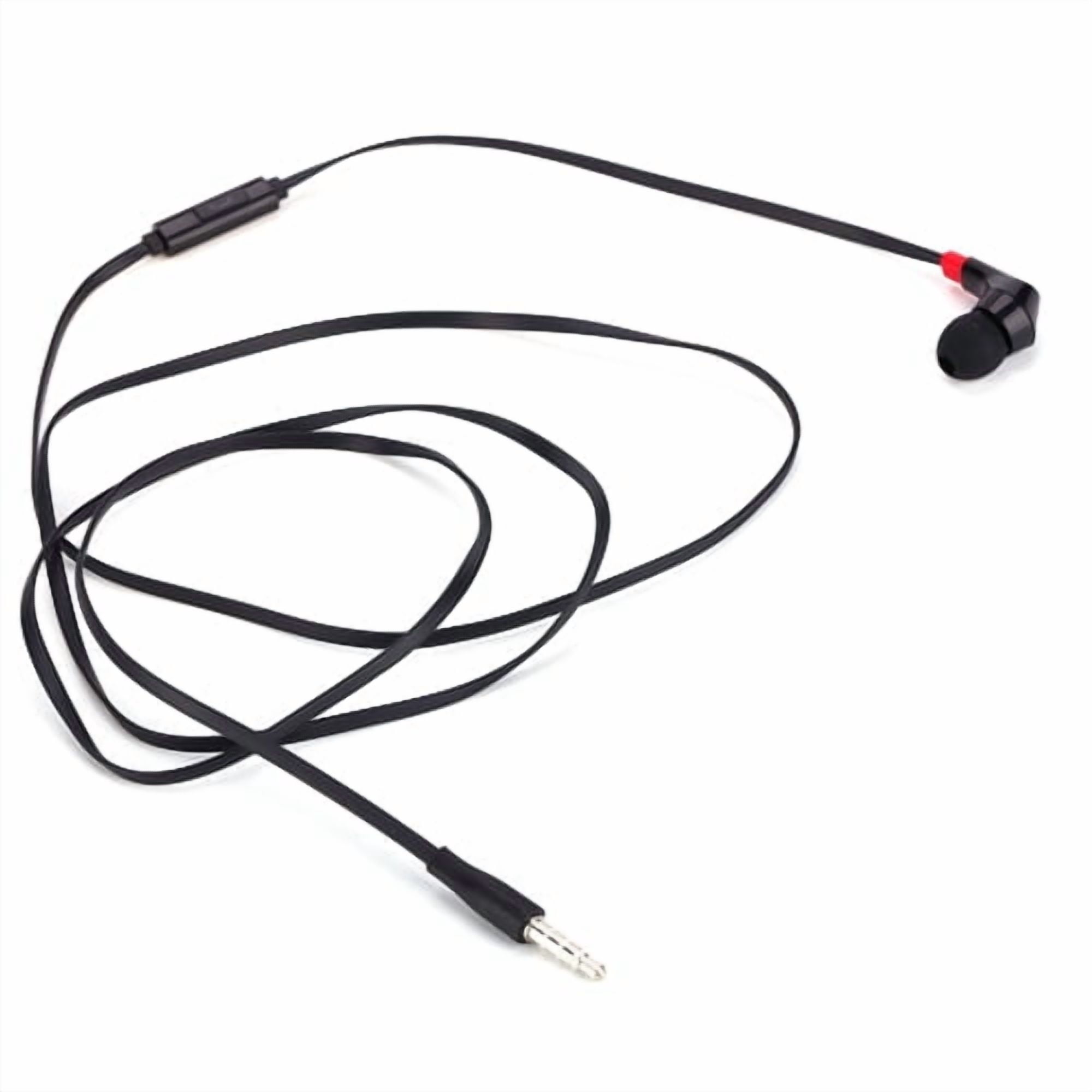 Mono Headset for Motorola Moto Tab G62/Tab G70 - Earphone w Mic Wired Earbud 3.5mm Single Headphone Hands-free Microphone Black