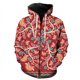 thumbnail image 3 of Sudadera con capucha con cremallera y estampado floral 3D exótico retro para hombre, chaquetas de moda de gran oferta, sudaderas divertidas y geniales, camisetas de hip hop, sudaderas con capucha de c, 3 of 5