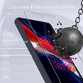 thumbnail image 5 of KOMI for Google Pixel 7a Case, Silicone Phone Case with 2 Screen Protector, Soft Anti-Scratch Microfiber Lining, Full Body Shockproof Slim Cover Support Wireless Charging, Grey, 5 of 5