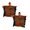 Gold 2PCS, variant on 2/1pcs Hallo-ween Spooky Pumpkin Scarecrowing ,Hanging Pumpkin Skeleton Ghost with Adjustable Arms,Scary Hallo-ween Prop Garden Party Decorations