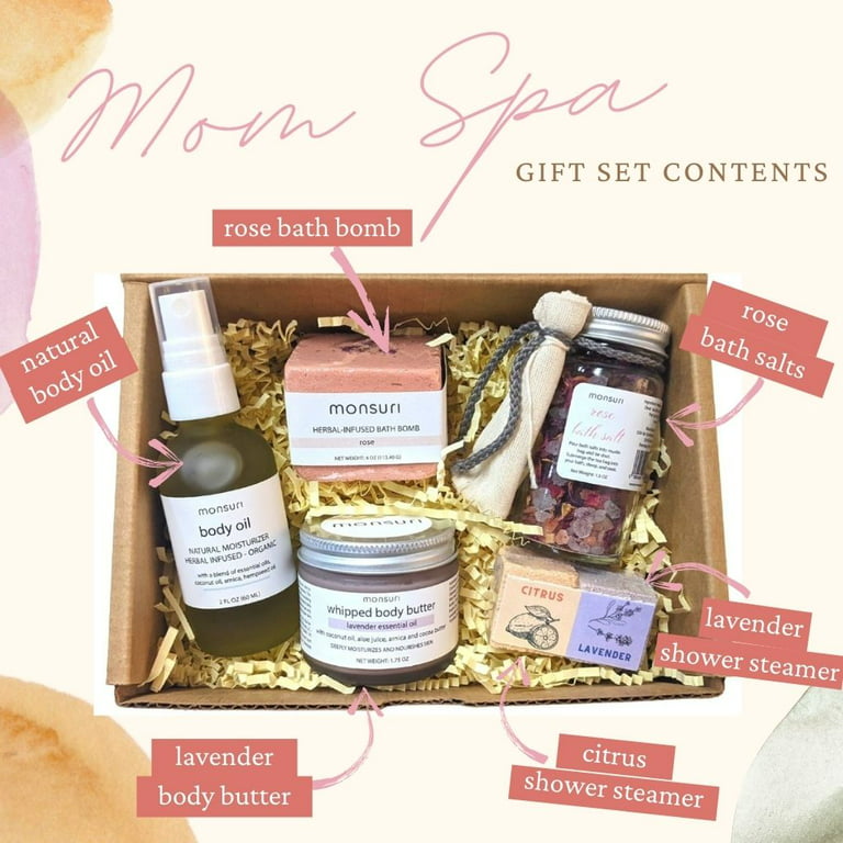 Mom Self Care Wellness Set  Luxurious Spa Gift for Mothers - Monsuri