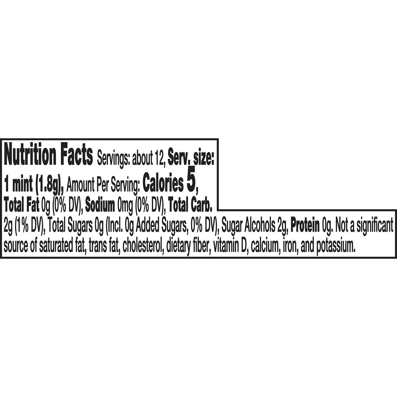 Breath Savers Wintergreen Flavored Sugar Free Breath Mints, Roll 0.75 oz