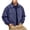Navy, variant on ZACPNCV Mens Solid Coat Faux Suede Casual Long Sleeve Zipper Front Spread Collar Lightweight Outerwear with Pockets for Fall Spring