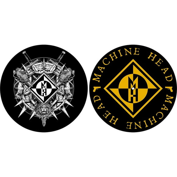 Machine Head Crest Turntable Slipmat Set