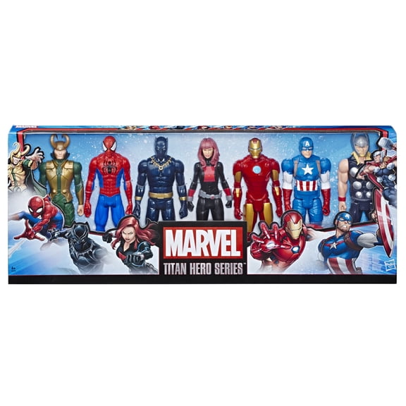 Set de Figuras de Acción Hasbro Avengers Marvel Titan Heroes Multipack