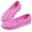 Pink, variant on NOKIO Women’s Jelly Mesh F𝗅a𝗍s Sandals Rh𝗂nestones Ballet Slippers Hollow Breathable L𝗈afers S𝗅ip On Casual Walking Shoes Summer Closed Toe Slides