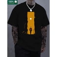 thumbnail image 1 of Camiseta de algodón estampada boutique de 220 g de grosor. MODA PARA HOMBRES. Camiseta casual de algodón de manga corta con cuello redondo. Camiseta para adultos, hombres, mujeres, adolescentes, jóven, 1 of 4