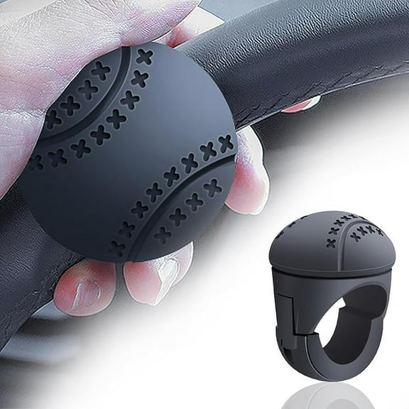 Car Interior Accessories Silicone Steering Wheel Knob Bearing Type One Hand Turning Auxiliary for Trucks Effort Saving Steering Power