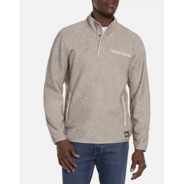 Eddie Bauer Men's Sweater Fleece Heather Ivory Small