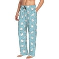 thumbnail image 2 of Uemuo Funny Chicken Pattern Men's Wide Leg Palazzo Lounge Pants with Pockets Light Weight Loose Comfy Casual Pajama Pants-, 2 of 9