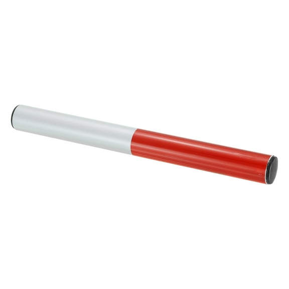 Junior Relay Track Baton Plastic Race Field Stick Athletics, White Red