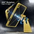 thumbnail image 3 of JETech Rotating Case for iPad (A16) 11th/10th Generation (2025/2022) with Pencil Holder, 360 Degree Rotation Protective Stand Cover Clear Back, Auto Wake/Sleep (Yellow), 3 of 7