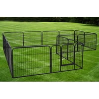 Cat Cages Product Image Tms 24 Tall 16 Panels Heavy Duty Metal Pet Dog Puppy Cat Exercise Fence Barrier