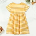thumbnail image 4 of Baby Girl Summer Dress Casual Sundress Elegant Embroidered Princess With Short Sleeve Cute Dresses For Girls Yellow Size 12-24 Month, 4 of 5