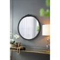thumbnail image 2 of Hassch Round Mirror, 30" Baroque Style Circle Mirror Vintage Black Wood Frame Wall Mirrors for Vanity, Bathroom or Bedroom, 2 of 9