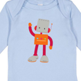 thumbnail image 4 of Inktastic Cute Robot, Smiling Robot, Colorful Robot Boys or Girls Long Sleeve Baby Bodysuit, 4 of 5
